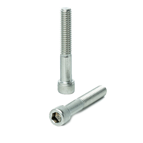 5/16 x 2" Socket Head Cap Screws, Full Thread, Allen Socket Drive, Stainless Steel 18-8, Bright Finish, Qty 10