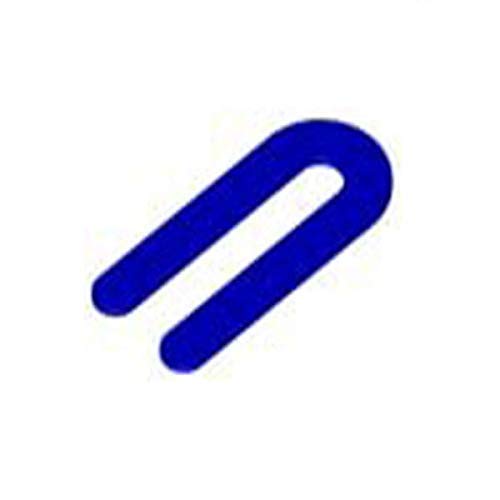 1/16" x 1-1/2" x 3-1/2" Plastic Shims Structural Horseshoe U Shaped, Tile Spacers, Blue, Qty: 100/1000