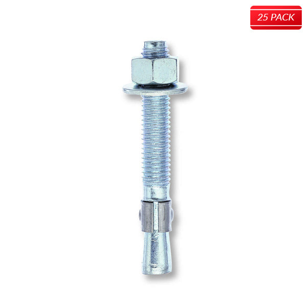316 Stainless Steel Wedge Anchor (25 Per Box) - Bridge Fasteners