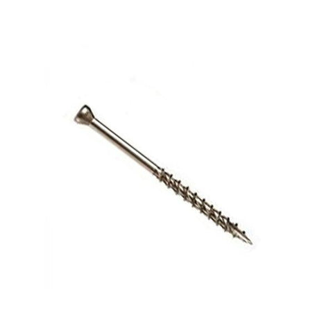 Bridge Fasteners - 8 x 1-1/4" Square Flat Wood Screws with Nibs Coarse Thread Type 17 Point (700 Qty.)