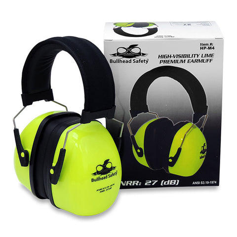 Bullhead - HP-M4 Premium Padded Band Earmuff - Bridge Fasteners