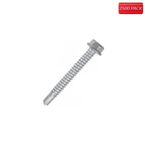Elco Bi-Flex 300 Series SS Fasteners: 1/4-14 x 1, Hex Head, #2 Point