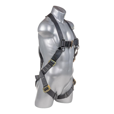 Full Protection 5pt. Body Harness and Lanyard Combo - Defender Safety Products