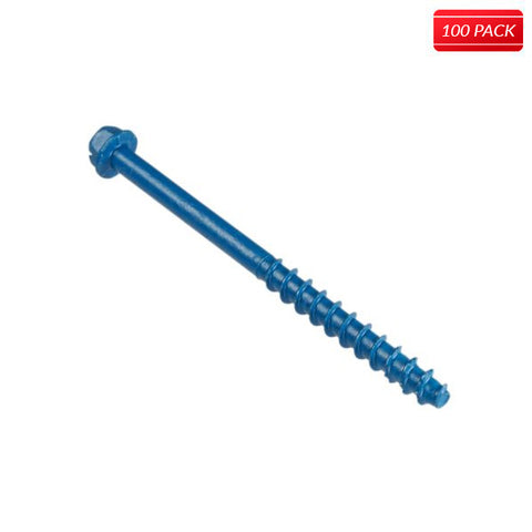 Titen 2 - 1/4 x 2 3/4 Hex Head Concrete and Masonry Screw 100 QTY.