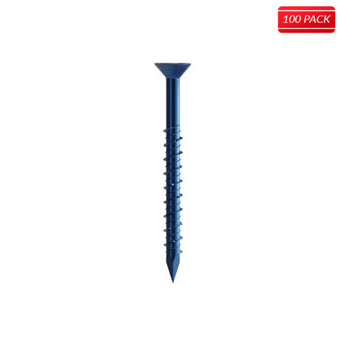 Titen Concrete and Masonry 1/4 x 4 Phillips Flat Head Screw 100 QTY.