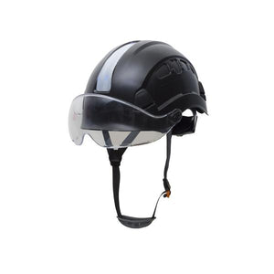 H1-CH® with Visor Industrial ANSI Chin Strap Hard Hat *PREORDER* - Defender Safety Products