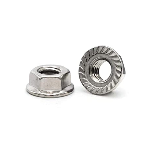 18.8 Serrated Flange Nuts Stainless Steel