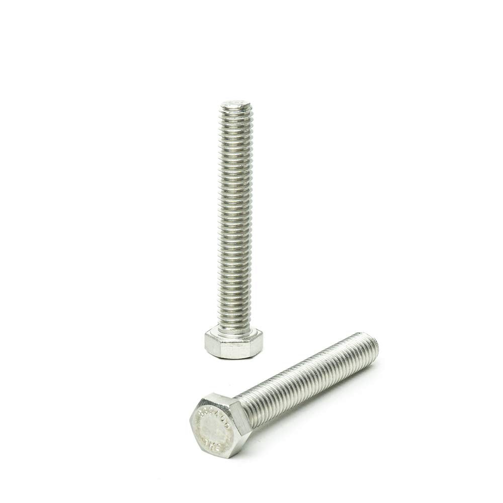 18.8 Stainless Hex Tap Bolt Fully Threaded Machine Screws