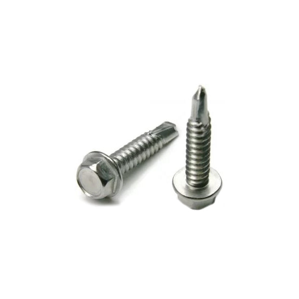 Hex Washer Head Self-Drilling 410 Stainless Steel Screws