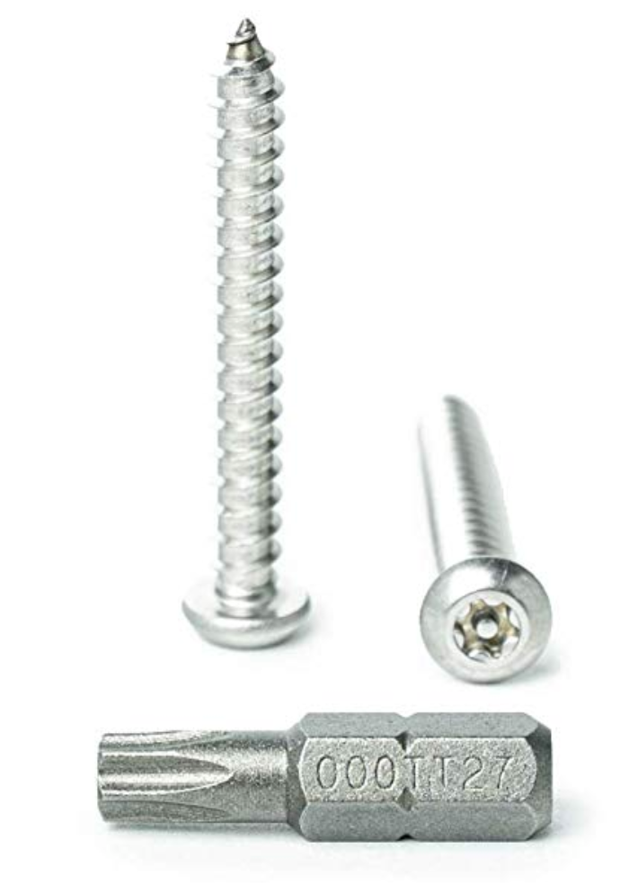 18.8 Stainless Self-Tapping Button Head Torx Security Sheet Metal Screws