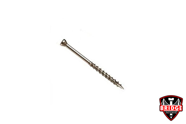 Shop Bridge Square Flat Wood Screws w/ NIBS Coarse Thread Type 17 Point