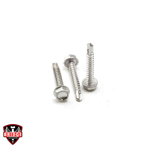 Shop Hex Washer Head Self-Drill Zinc Plated Screws