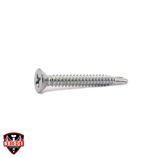 Shop Phillips Flat Self-Drill Zinc Plated Screws