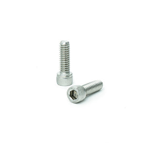 1/4 x 3/4" Socket Head Cap Screws, Full Thread, Allen Socket Drive, Stainless Steel 18-8, Bright Finish, Qty 25