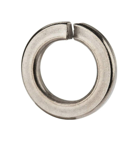 25-Pack 3/8" Stainless Steel Split Lock Washers (Type 18-8) - Regular Style