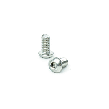 1/4 - 20 x 1/2" Button Head Socket Cap Screws, Allen Socket Drive, Stainless Steel 18-8, Full Thread, Bright Finish, Machine Thread