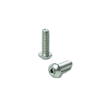 1/4 - 20 x 3/4" Button Head Socket Cap Screws, Allen Socket Drive, Stainless Steel 18-8, Full Thread, Bright Finish, Machine Thread