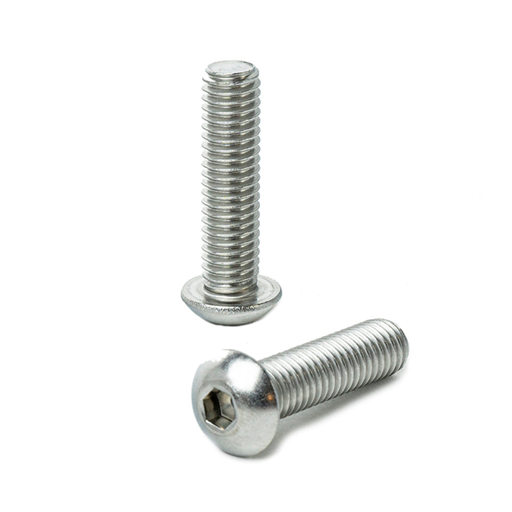 3/8 x 1-1/2 Button Head Socket Cap Screws, Allen Socket Drive, Stainl –  Bridge Fasteners