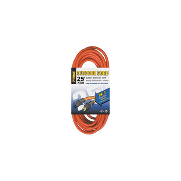 25ft 14/3 SJTW Orange Extension Cord - Bridge Fasteners