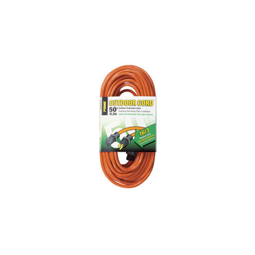 50ft 16/3 SJTW Orange Outdoor Extension Cord