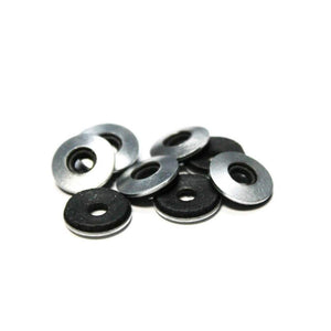 1/4" EPDM Neoprene Rubber Bonded Sealing Washers, 18.8 Stainless Steel