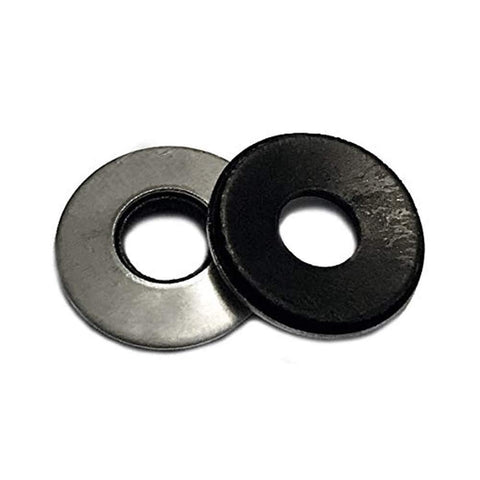 #10 EPDM Neoprene Rubber Bonded Sealing Washers, 18.8 Stainless Steel