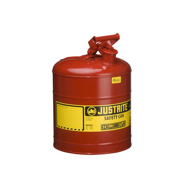 5 Gallon Justrite Type I Safety Fuel Can (Red) - Bridge Fasteners