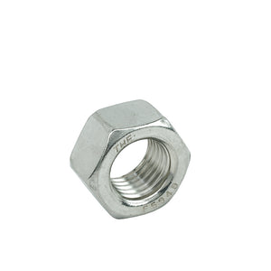 1 1/8" - 7 Hex Nuts Coarse, Stainless Steel 18-8, Plain Finish, Quantity 5
