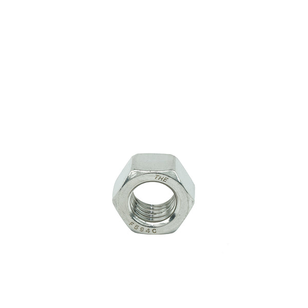 5/8" - 11 Hex Nuts Coarse, Stainless Steel 18-8, Plain Finish, Quantity 10