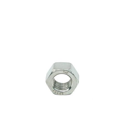 5/8" - 11 Hex Nuts Coarse, Stainless Steel 18-8, Plain Finish, Quantity 10