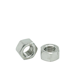 5/8" - 11 Hex Nuts Coarse, Stainless Steel 18-8, Plain Finish, Quantity 10