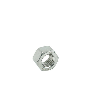 5/8" - 11 Hex Nuts Coarse, Stainless Steel 18-8, Plain Finish, Quantity 10