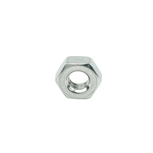 #4-40 Machine Hex Nut (3/16 Height) 18-8 Stainless Steel, Coarse Threaded (Standard), Qty 100
