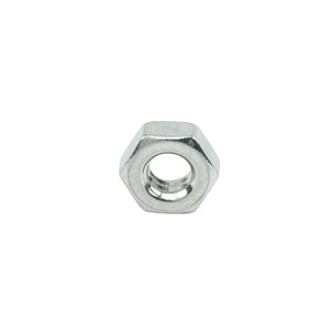 #10-24 Machine Hex Nut (1/8 Height) 18-8 Stainless Steel, Coarse Threaded (Standard), Qty 100