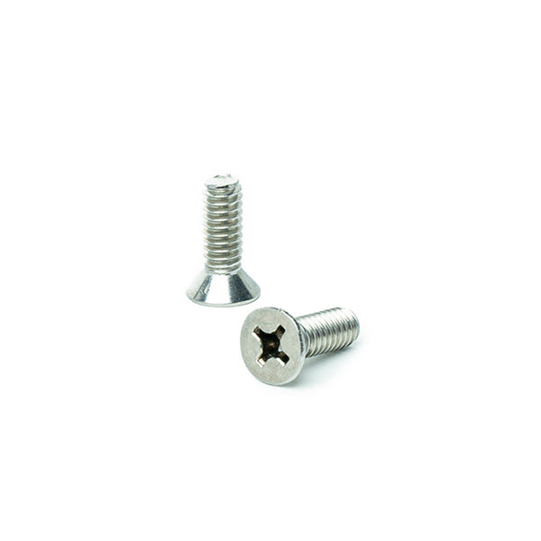1/4-20 x 3/4" Flat Head Machine Screws, Phillips Drive, Stainless Steel 18-8, Full Thread, Bright Finish, Machine Thread