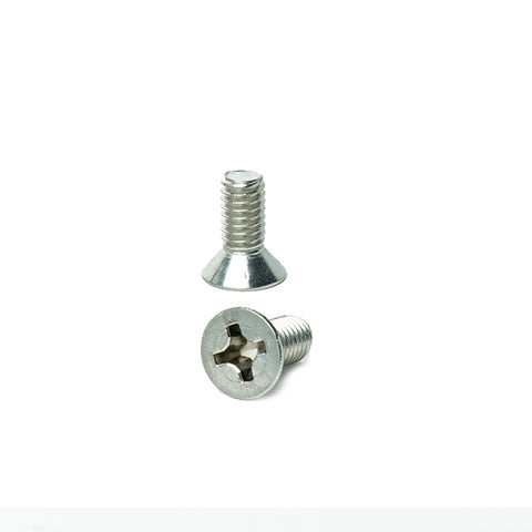 5/16-18 x 3/4" Flat Head Machine Screws, Phillips Drive, Stainless Steel 18-8, Full Thread, Bright Finish, Machine Thread