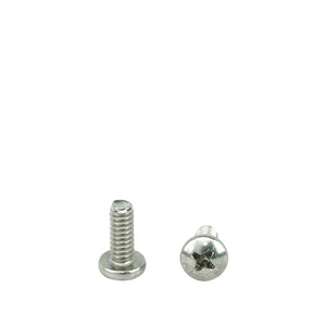 #6-32 x 5/16" Pan Head Machine Screws, Phillips Drive, Stainless Steel 18-8, Full Thread, Bright Finish, Machine Thread