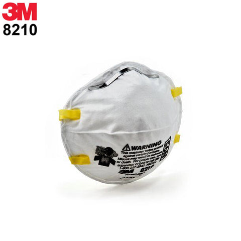 3M Particulate Respirator 8210 N95 masks (6400 Masks, 1 Pallet)