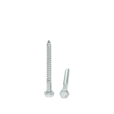 1/4-10 x 2-3/4" Hex Head Lag Bolt Screws 18-8 (304) Stainless Steel, Qty 25