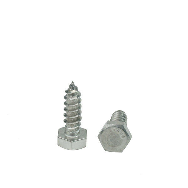 3/8 x 1" Hex Head Lag Bolt Screws 18-8 (304) Stainless Steel, Qty 25