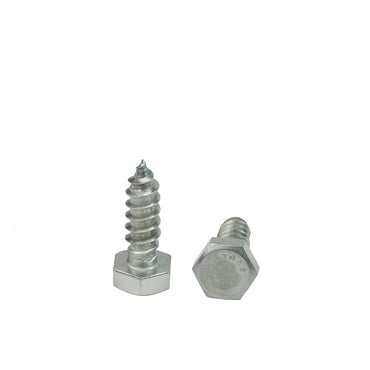 1/2 x 1-1/2" Hex Head Lag Bolt Screws 18-8 (304) Stainless Steel, Qty 20