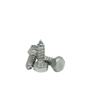 3/8 x 1" Hex Head Lag Bolt Screws 18-8 (304) Stainless Steel, Qty 25