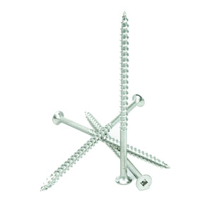 #14 x 4" Deck Screws, 18-8 Stainless Steel, Square Drive, Bugle Head, Type 17 Wood Cutting Point