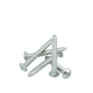 #8 x 1-1/4" Button Head Torx Security Sheet Metal Screws, Includes bit, 18-8 Stainless Steel Tamper Resistant