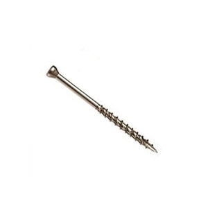 Bridge Fasteners - 8 x 2-1/2" Square Flat Wood Screws with Nibs Coarse Thread Type 17 Point (350 Qty.)