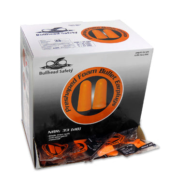 Bullhead HP-F1 Un-corded Disposable Earplugs - Bridge Fasteners