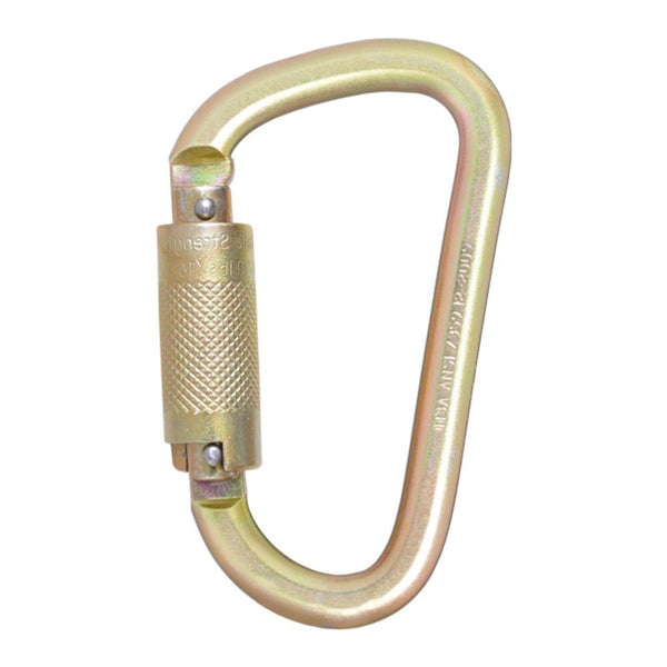 Steel Twist Lock Carabiner - Defender Safety Products