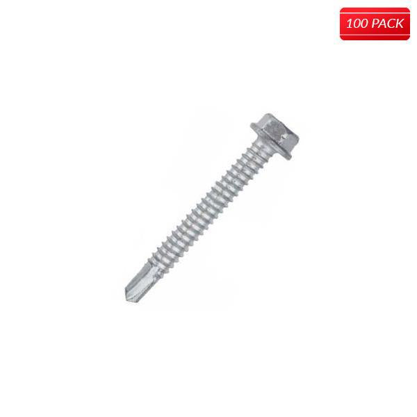 Elco Dril-Flex Structural Phillips Wafer Head Self-Drilling Screws: #10-24 x 1 1/2, #3 Point