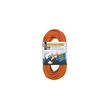 50ft 14/3 SJTW Orange Extension Cord