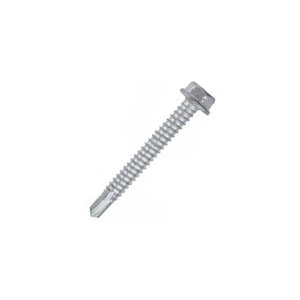 Elco Dril-Flex Structural Hex Washer Head Self-Drilling Screws: #12-14 x 1, #3 Point